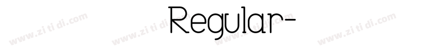 汲古篆 铁线长体 Regular字体转换